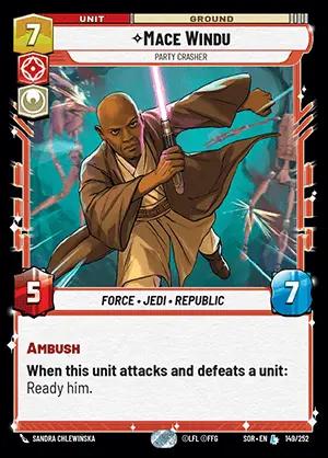 Mace Windu #149 Star Wars Unlimited: Spark of Rebellion