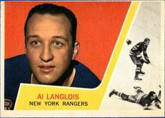 Albert Langlois Hockey Cards 1963 Topps Prices