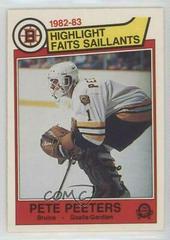 Pete Peeters #44 Hockey Cards 1983 O-Pee-Chee Prices