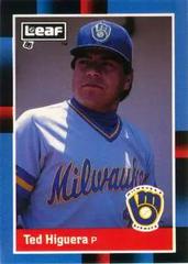 Ted Higuera Baseball Cards 1988 Leaf Prices