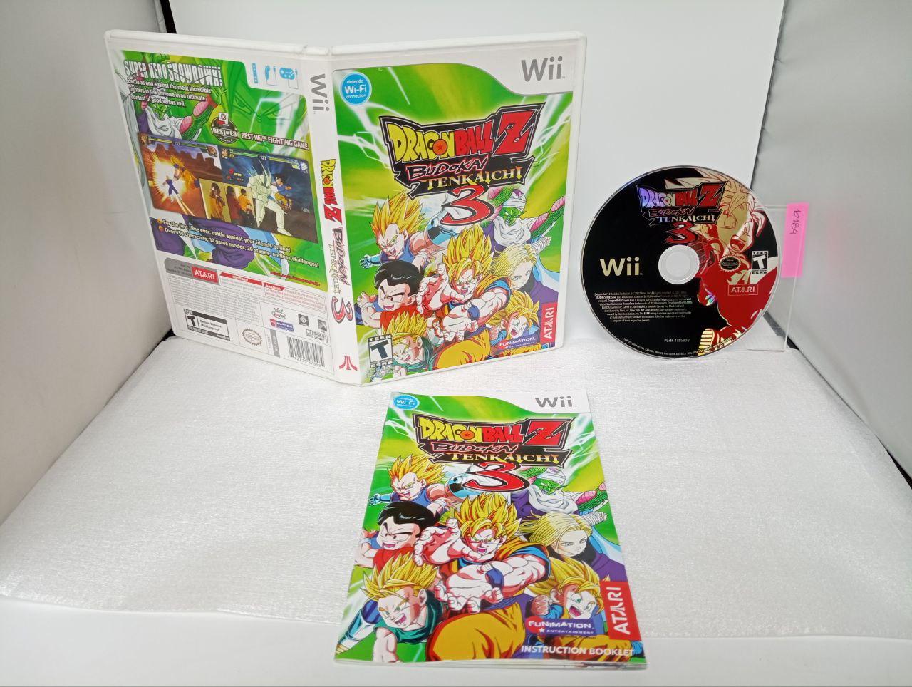 Dragon Ball Z Budokai Tenkaichi 3 | Item, Box, and Manual | Wii