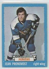 Jean Pronovost #11 Hockey Cards 1973 Topps Prices