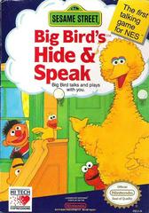 Sesame Street Big Bird'S Hide And Speak - Front | Sesame Street Big Bird's Hide and Speak NES