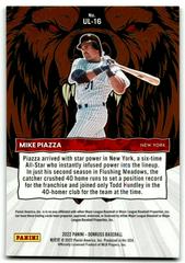 Back | Mike Piazza [Diamond] Baseball Cards 2022 Panini Donruss Unleashed