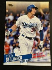 Cody Bellinger Highlights ## CB -10 Baseball Cards 2018 Topps Cody Bellinger Highlights Prices