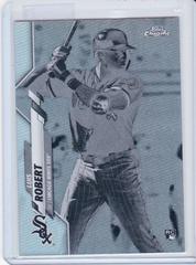 Luis Robert [Negative Refractor] #60 Baseball Cards 2020 Topps Chrome Prices