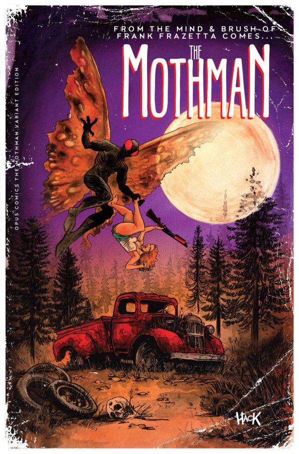 Frank Frazetta's Mothman [Hack] #1 (2023) Comic Books Frank Frazetta's Mothman