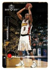 Donyell Marshall #52 Basketball Cards 1999 Upper Deck MVP Prices