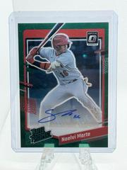Noelvi Marte [Green Stars] #RPS-NM Baseball Cards 2023 Panini Donruss Optic Rated Prospect Signatures Prices
