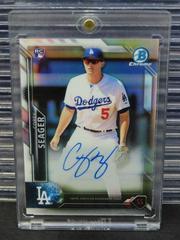 Corey Seager [Refractor] Baseball Cards 2016 Bowman Chrome Rookie Autographs Prices