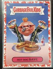 Hot Dog DAVE [Red] #18a Garbage Pail Kids Food Fight Prices