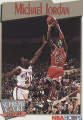 Michael Jordan [1991] Basketball Cards 1992 Hoops Supreme Court Prices