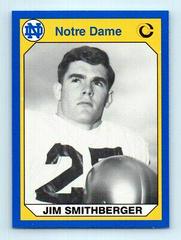 Jim Smithberger Football Cards 1990 Notre Dame Collegiate Collection Prices