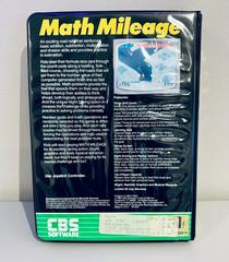 Back Cover | Math Mileage Atari 400