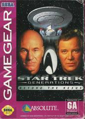 Star Trek Generations Beyond The Nexus - Front | Star Trek Generations Beyond the Nexus Sega Game Gear