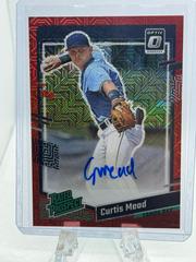 Curtis Mead [Red Mojo] #RPS-CM Baseball Cards 2023 Panini Donruss Optic Rated Prospect Signatures Prices