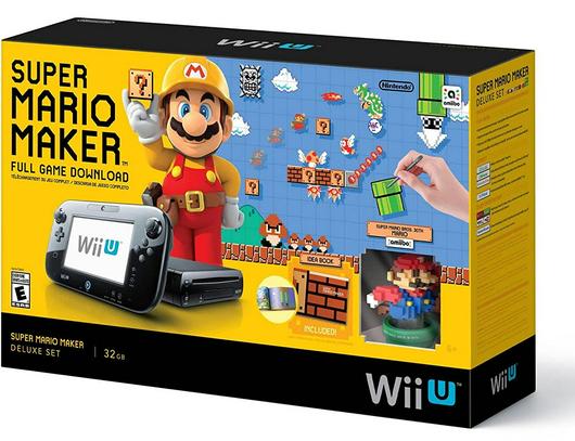 Wii U Console Deluxe: Super Mario Maker Edition Cover Art