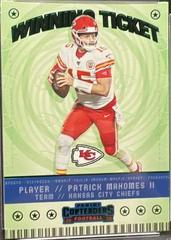 Patrick Mahomes II [Emerald] #WT1 Football Cards 2020 Panini Contenders Winning Ticket Prices