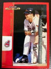 Brady Anderson #51 Baseball Cards 2002 Fleer Maximum Prices