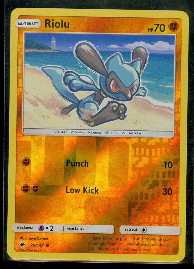 Riolu [Reverse Holo] 70 Prices Pokemon Burning Shadows Pokemon Cards
