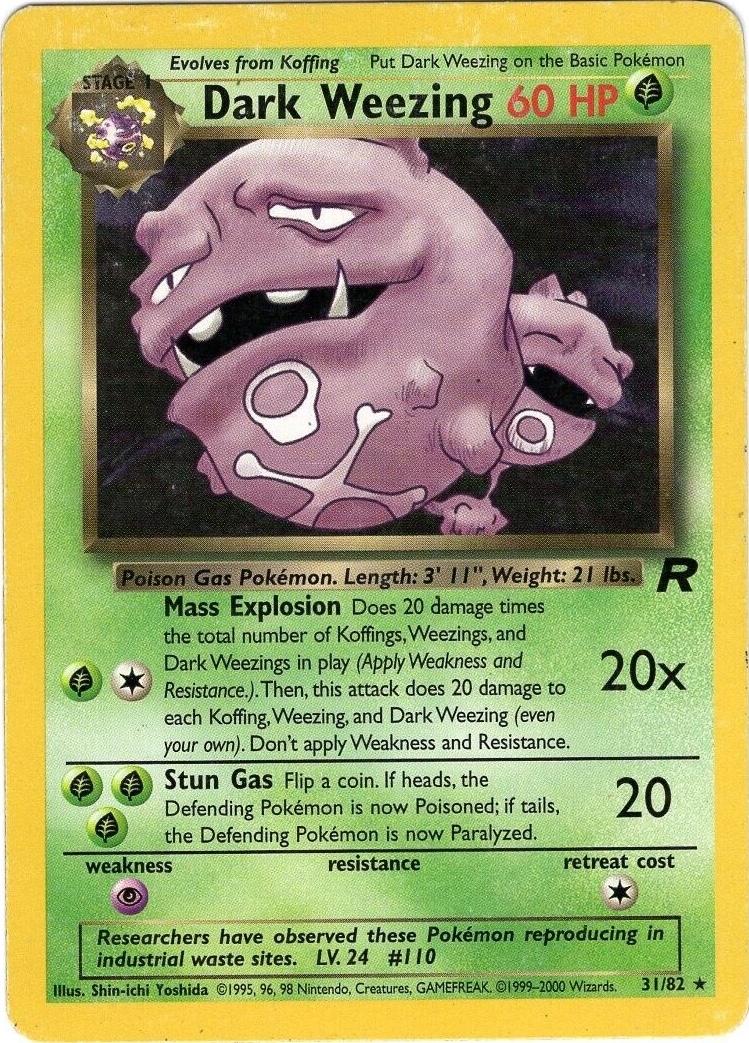 Dark Weezing #31 Prices | Pokemon Team Rocket | Pokemon Cards