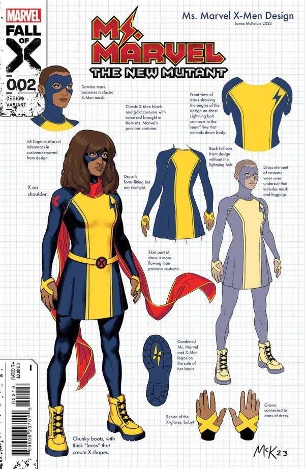 Ms. Marvel: The New Mutant [McKelvie] #2 (2023) Comic Books Ms. Marvel: The New Mutant