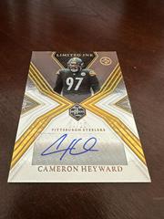 Cameron Heyward [Gold Spotlight] #LI-CHE Football Cards 2022 Panini Limited Limited Ink Prices