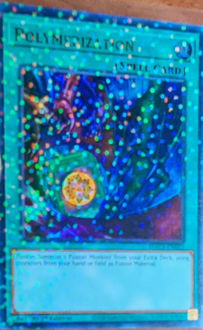 Polymerization [Star Foil 1st Edition] HAC1-EN022 YuGiOh Hidden Arsenal: Chapter 1