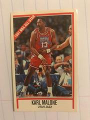 Karl Malone #91 Basketball Cards 1991 Panini Sticker Prices