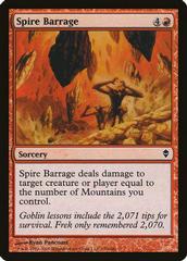 Spire Barrage [Foil] Magic Zendikar Prices