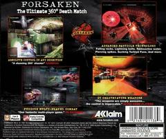 Back Cover | Forsaken Playstation