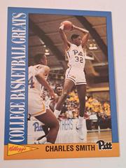 Charles Smith #12/18 Basketball Cards 1992 Kellogg's Raisin Bran College Greats Prices