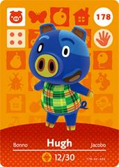 Hugh #178 [Animal Crossing Series 2] Amiibo Cards Prices