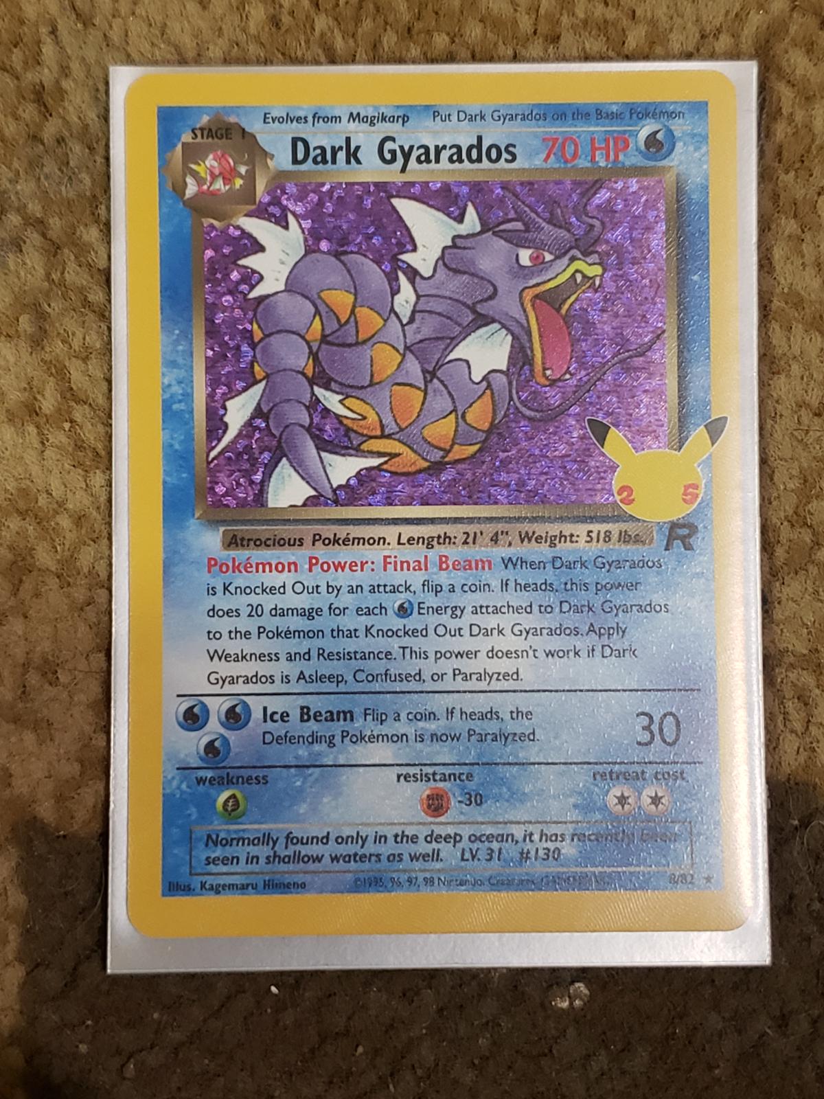 Dark Gyarados | Ungraded | Pokemon Celebrations