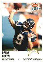 Drew Brees Football Cards 2003 Fleer Platinum Prices