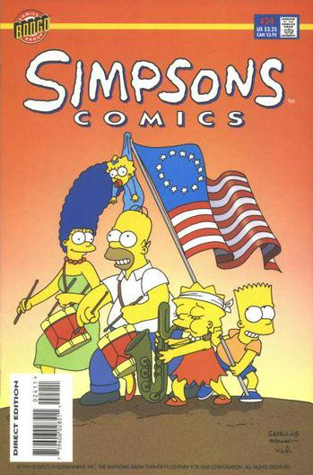 Simpsons Comics #24 (1996) Cover Art