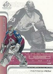 Patrick Roy Hockey Cards 2001 SP Game Used Prices