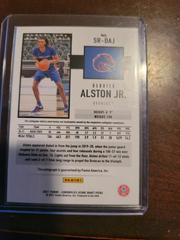 Alston  Back | Derrick Alston Jr Basketball Cards 2021 Panini Chronicles Draft Picks Score Rookie Autographs