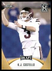 K.J. Costello [Gold] Football Cards 2021 Leaf Ultimate Draft Prices