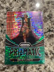 Becky Lynch [green pulsar] Wrestling Cards 2023 Panini Prizm WWE Prizmatic Entrances Prices