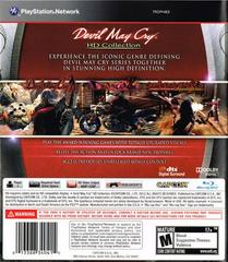 Back Cover | Devil May Cry HD Collection Playstation 3