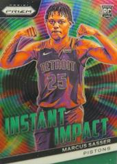 Marcus Sasser [Green] #22 Basketball Cards 2023 Panini Prizm Instant Impact Prices