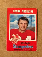 Frank Andruski #118 Football Cards 1971 O Pee Chee CFL Prices