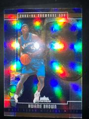 Kwame Brown #81 Basketball Cards 2004 Fleer Showcase Prices