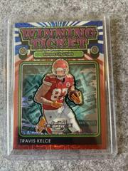 Travis Kelce [Red White Blue] #WT23 Football Cards 2021 Panini Contenders Optic Winning Ticket Prices