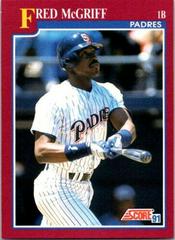 Fred McGriff #58T Baseball Cards 1991 Score Traded Prices