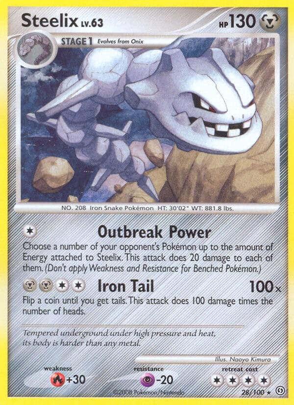 Steelix #28 Pokemon Stormfront