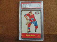 Dickie Moore #38 Hockey Cards 1955 Parkhurst Quaker Oats Prices