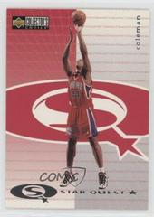 DERRICK COLEMAN #SQ45 Basketball Cards 1997 Upper Deck Prices