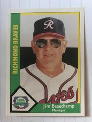 Jim Beauchamp #7 Baseball Cards 1990 CMC Richmond Braves Prices